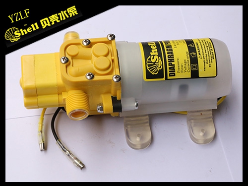 黃色智能螺紋口反護罩隔膜水泵